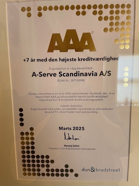 AAA Guld Diplom 2025.